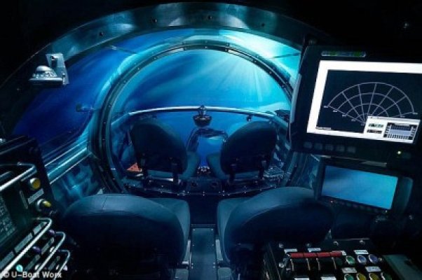 Prima limuzină submarină din lume: Călătorii de lux prin adâncurile oceanelor